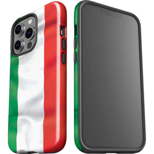 Italy Flag iPhone 14 Pro Impact Case